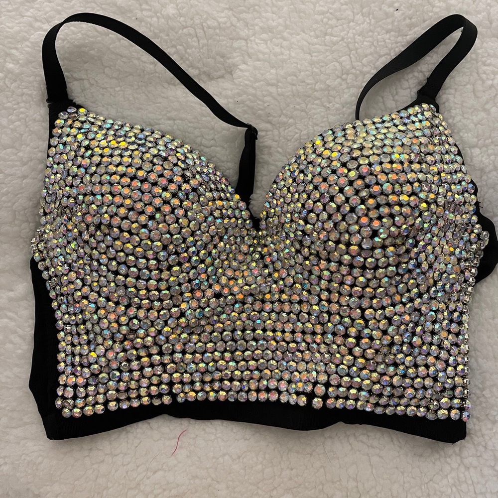 Sparkly bustier